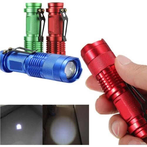 2000lm Portable LED Flashlight Q5 Mini Waterproof Flashlight LED Zoomable LED Torch penlight Lamp for Outdoor camping bicycle