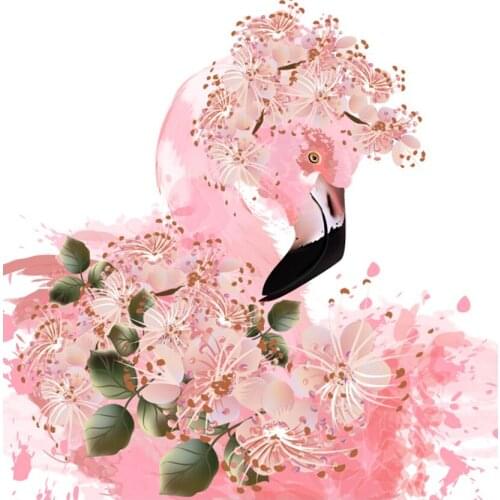 5D DIY Diamond Painting Flamingo Cross Stitch Kit Full Drill Square Round Embroidery Mosaic Art Picture Rhinestones Home Decor