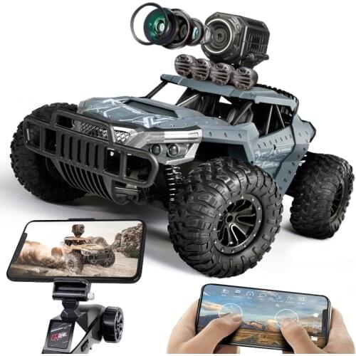 720P WIFI FPV HD Camera SUV 1:18 4WD Off-road High-speed Remote Control Drift Car Climbing Car Childrens Toys bb50