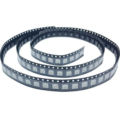 Fast shipping 1000pcs WS2813 (6pins) Dual-signal 5050 SMD Black/White version Individually Addressable Digital RGB LED Chip 5V