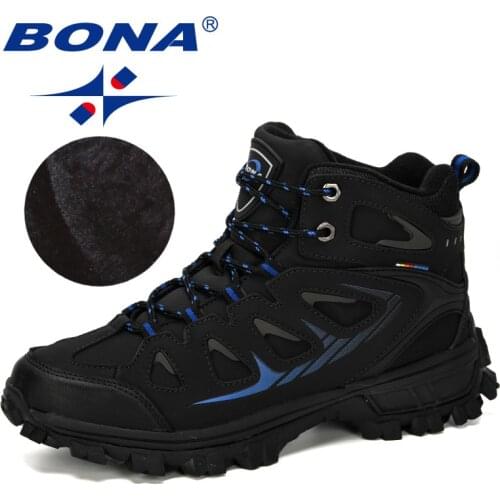 2021 New Cowhide Warm Snow Boots Men Outdoor Casual Men Work Ankle Boots Male Short Plush Shoes Trendy Hiking Shoes Sneakers