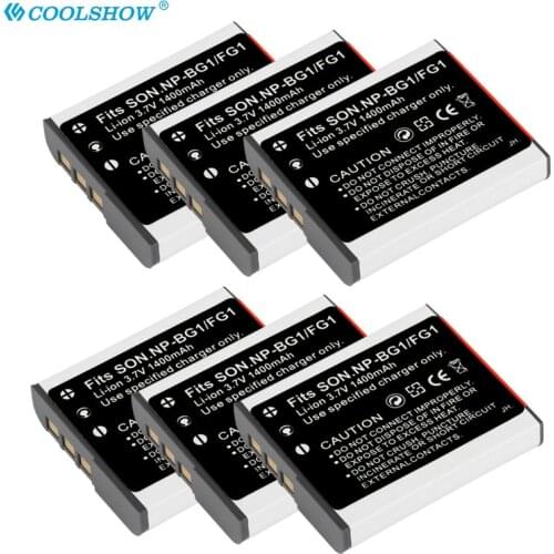 NP-BG1 NP-FG1 NP BG1 FG1 Camera Battery 1400mah for Sony DSC-H50 DSC-H55 DSC-H3 DSC-H7 DSC-H9 DSC-H10 DH20 W100 WX1 Batteries