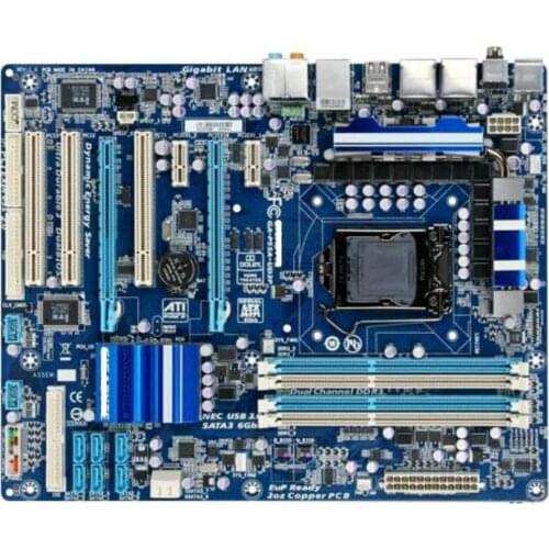 Original motherboard for Gigabyte GA-P55A-UD3P LGA 1156 DDR3 for i5 i7 P55 16GB P55A-UD3P Desktop motherborad Free shipping