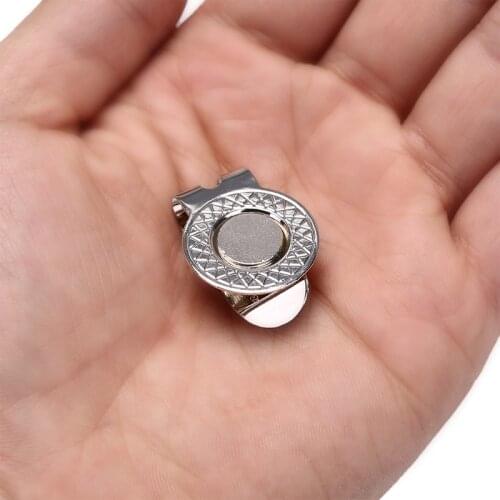 Golf Ball Mark with Golf Hat Clip Magnetic Outdoor Alloy Golf Marker Supplies Accessories