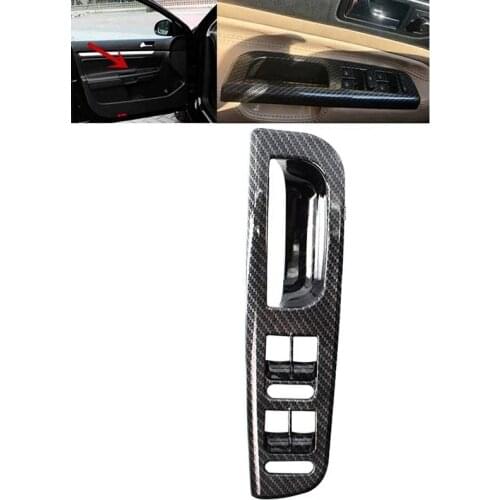 AU05 -Carbon Fiber Pattern Door Window Switch Control Panel Bezel for Passat Golf Jetta MK4 1998-2005 3B1867171E