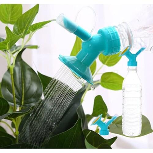2 In 1 Plastic Sprinkler Nozzle For Flower Waterers 27~28mm Caliber Bottle Cap Portable Plant Watering Can Sprinkler Garden Tool