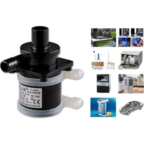 DC 12V 24V Micro Submersible Water Pump Brushless Motor Aquarium Circulation Water Pump Water Circulation