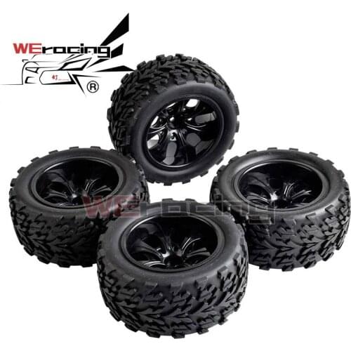 4pcs/set HSP 1/10 Monster Truck 88030 Tire Bigfoot Tire (4pcs) Diameter 115mm Hexagon combined with 12mm HSP 94111 94108 94188