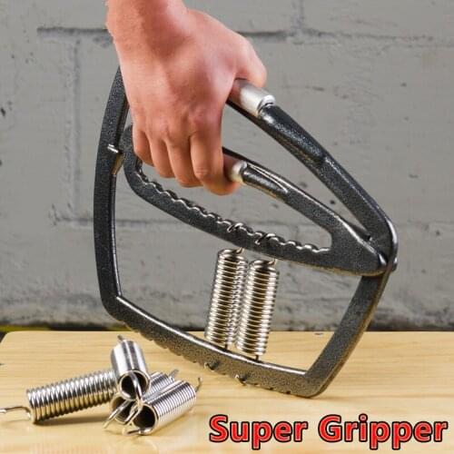 Super Gripper, 45-360 Lbs Adjustable Forearm Heavy Hand Strength Training Device Exerciser