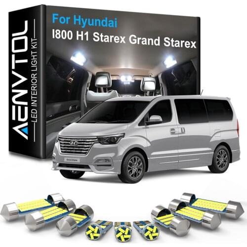 AENVTOL Canbus interior Lights LED For Hyundai I800 H1 Starex Grand Starex 2002 2005 2006 2008 2009 2019 ix20 JC Car Accessories