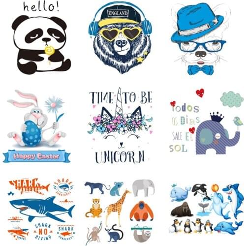 Iron-on Transfers for Clothing Patches Letters Stickers Diy Fashion Patch Applique Flex Fusible Transfer Vinyl Adhesive Stripe C