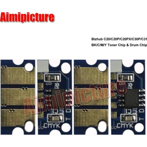 For Konica Minolta C20 C20P C20X C20PX TN318 TN-318 Toner Cartridge Chip 8K EUR/EXP/CHN Version chip 8PCS/lot