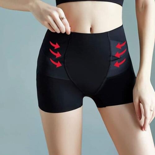 High Waist Control Panties Women Briefs Lingerie Pelvic Correction Body Shaping Lift Hip Butt Recovery Underwear Body Trainer