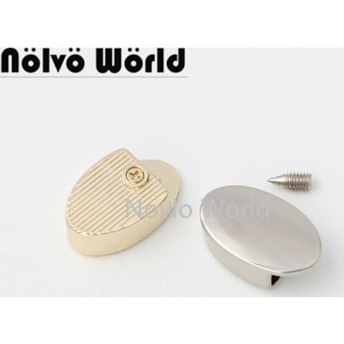 10-50 pieces 4 colors 5mm Zipper Stopper Lock Metal Tail Clip Stopper Buckles Zipper End Hook Bags Screws Decoration Metal Clips