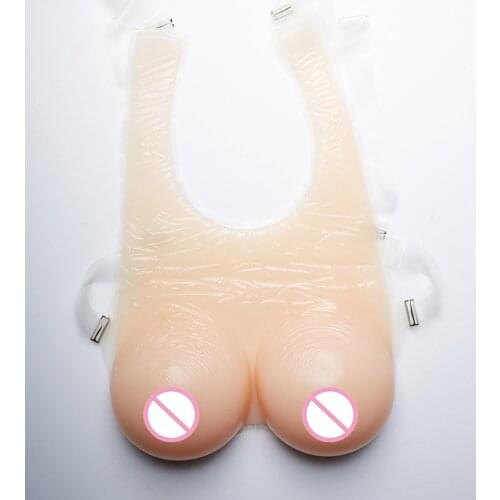 1000g/pair C D big cup sexy silicone breast falsies transvestite breast forms silicone for crossdresser transsexual