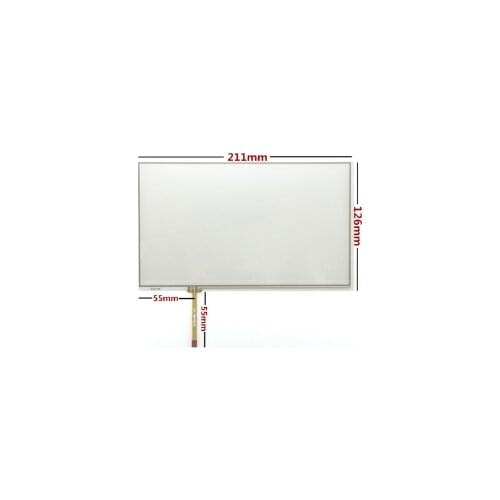 210*126 mm new 9 inch AT090TN10 AT090TN12 GPS vehicle-mounted navigation resistive handwritten touch screen