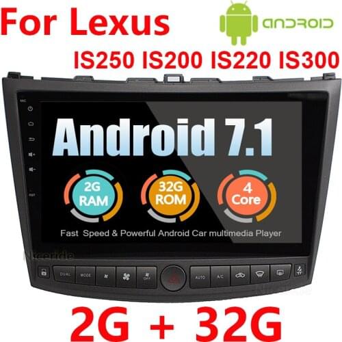 10.2" Android 8.1 Car Stereo radio gps For Lexus IS250 IS200 300 IS350 2005 2006 2007 2008-2011 dvd multimedia head unit bt wifi