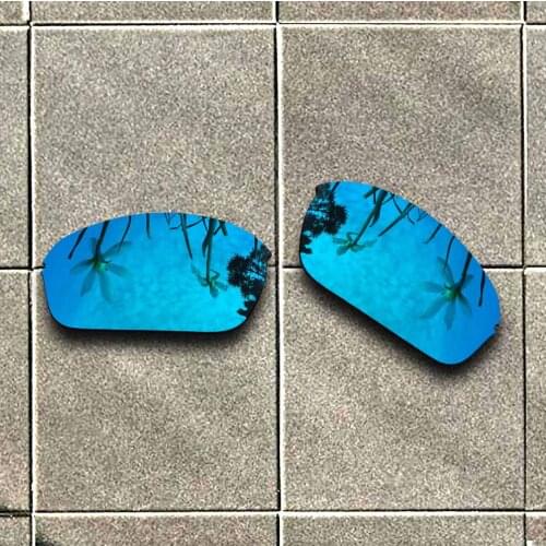 Ice Blue Polarized Sunglasses Replacement Lens for-Oakley Half Wire 2.0 Frame 100% UV Protection Good Fitness