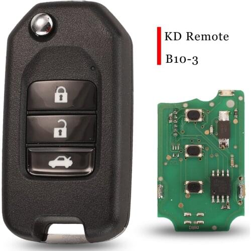 Jingyuqin 5pcs Universal Remote Control Car Key B10-3 B-Series For KD900 KD900+ URG200 Mini KD KD-X2 3 Buttons