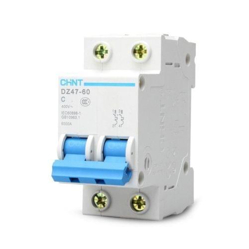 CHINT Circuit breaker MCB DZ47-60 C Type 2Pole 6Amp