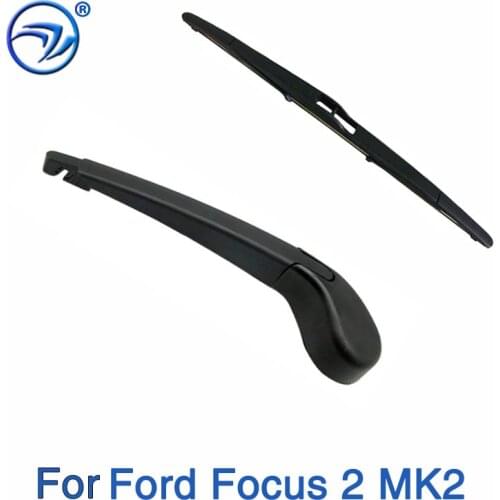Wiper 14" Rear Wiper Blade & Arm Set Kit Fit For Ford Focus 2 MK2 Hatchback 2004-2011
