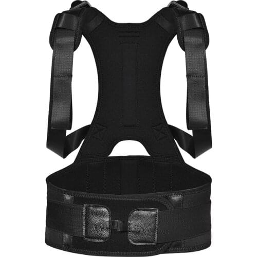 Adjustable Back Spine Posture Corrector Adult Humpback Pain Back Support Brace Shoulder Belt Strap Posture Correction