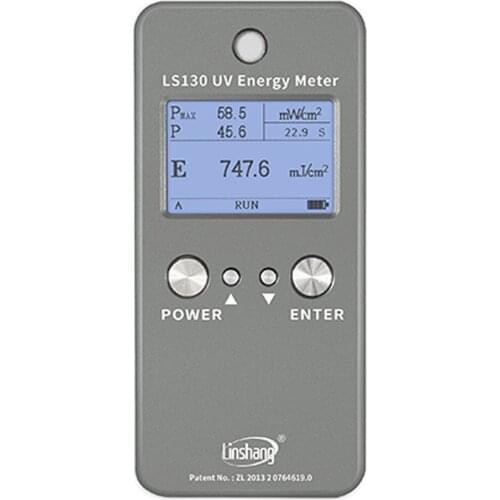 LS130 UV Integrator UV Light Meter test intensity and energy value of high pressure mercury lamp 0-999999mJ/cm²