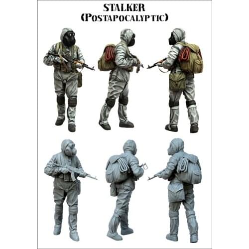 New Unassembled 1/35 ancient officer stand Figures Resin Kit DIY Toys Unpainted kits