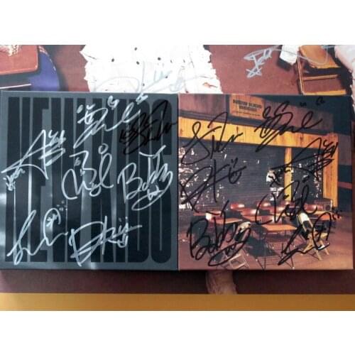 Signed autographed ALBUM 2017 NEW KIDS : BEGIN K-POP Korean verision CD+signed poster 062017