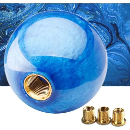 Car Marble Star Ball Shift Knob 54mm Auto Modification Manual Gearshift Head For Shoort Throw Gear Shifter Universal JDM