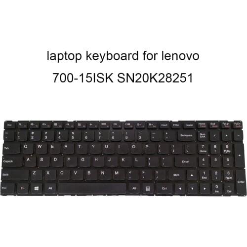 Replacement keyboards for lenovo 700 15ISK 700 15 ISK US English version black Keyboard SN20K28251 LCM15H83US 6861 new arrival