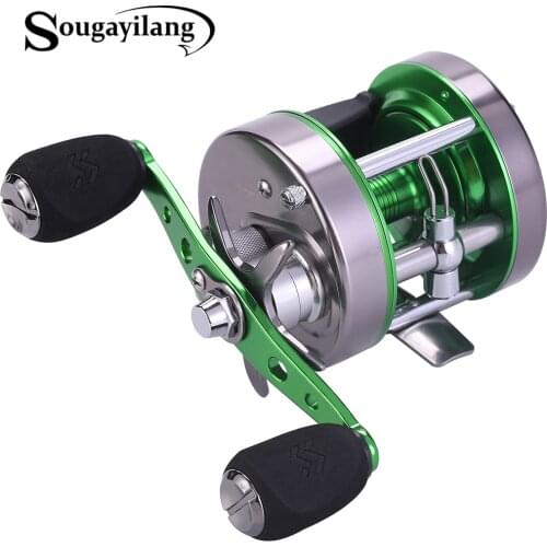 Sougayilang XLT400-600 Trolling Fishing Reels 6+1BB 5.3:1 High Speed Gear Ratio Full Metal Drum Fishing Reel Max Drag 25kg