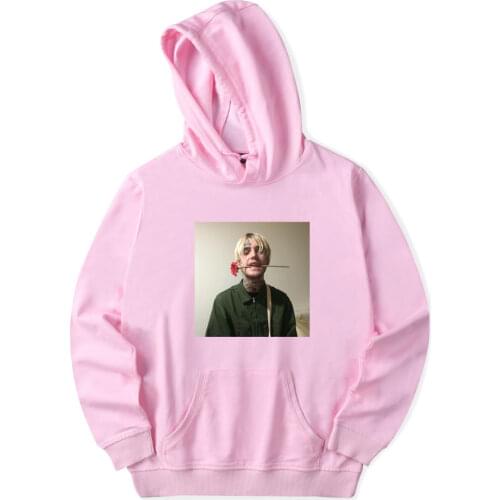 2020 New Lil Peep Pink Hoodies Men/Women Autumn Fashion Sweatshirts Cool Fleece Loose Hoodie Print Lil Peep Hoodies Homme