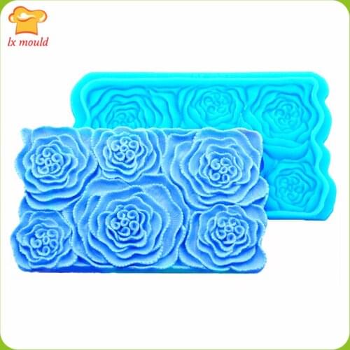 Wedding Birthday Theme Fondant Cake Decoration Mould Cake Border Texture Embossed Cushion Cake Border