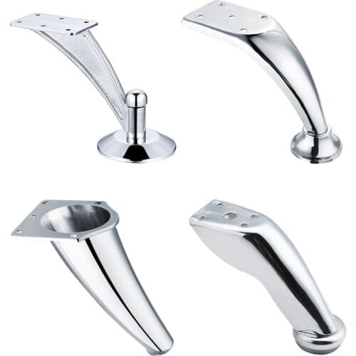 5" Heavy duty furniture support feet Thicken steel legs for Chairs TV Cabinet Wardrobe sofa bed Feet Mat hardware accessories