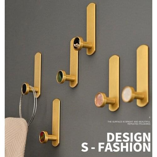 Hanger Hook Load Bearing Widely Applied Cabinet Handle Compact Design Clothes Hooks for Toilet