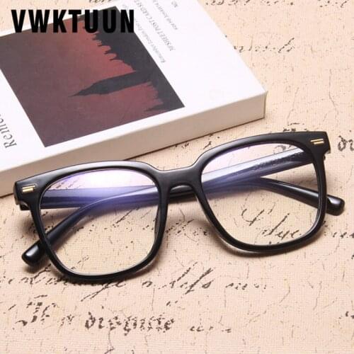 VWKTUUN Myopia Eyeglasses Frame Women Eye Glasses Frame Men Vintage Optical Glasses Prescription Glasses Frames Anti Blue Light