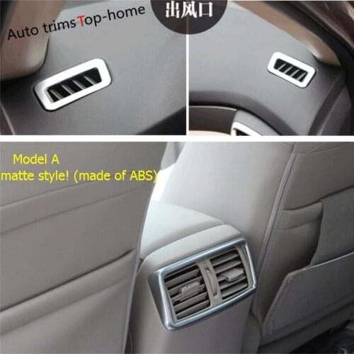 Yimaautotrims Front & Rear Air Conditioner AC Outlet Vent Cover Trim For Nissan Rogue T32 / X-Trail X Trail 2017 - 2020 Interior