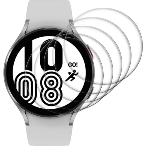 For Samsung Galaxy Watch 4 44mm 40mm Screen Protector Anti-Scratch Bubble-Free flim for galaxy watch4 Tempered Glass bumper