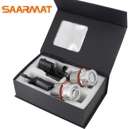 2* LED CANBUS For BMW e39 e53 e60 e61 e63 e64 e65 e66 e83 e87 e36 angel eye light car styling lamp Marker bulb white blue red