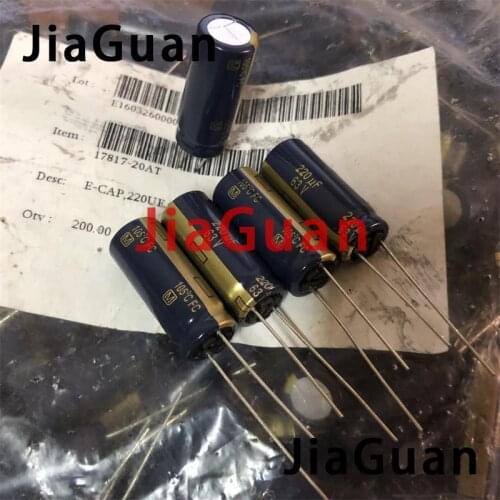 20pcs new Matsushita FC 63V220UF 10X25MM Audio electrolytic capacitor 220uF/63V 105 degrees 220UF 63V