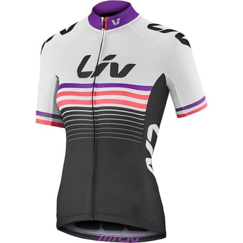 2020 LIV woman Cycling Jersey Short Sleeve Maillot Ropa Ciclismo Bicycle Sportswear Mountain Bike Cycling Clothing Spot delivery