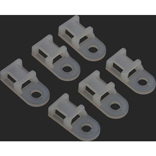 30pcs STM-0 Saddle shape Cable tie holder Nylon cable tie holders Suction cup Positioning pieces
