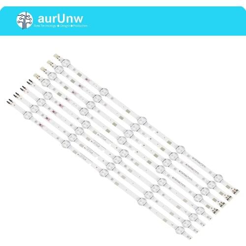 8 PCS/Kit LED Strip For Samsung 50'' TV UN50J6200 D3GE-500SMA-R3 D3GE-500SMB-R2 2013SVS50_3228N1_B2_R07 L08 LM41-00001Q 00001Z