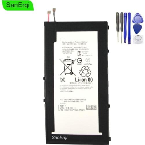 For Sony Xperia Z3 Tablet battery L1S1569ERPC 4500mah Batterie Bateria Free tools SanErqi