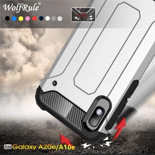 SFor Fundas Samsung Galaxy A10e Case Full Wrapped Armor Hybrid PC+TPU Case For Samsung Galaxy A10e Cover For Samsung A10e Case