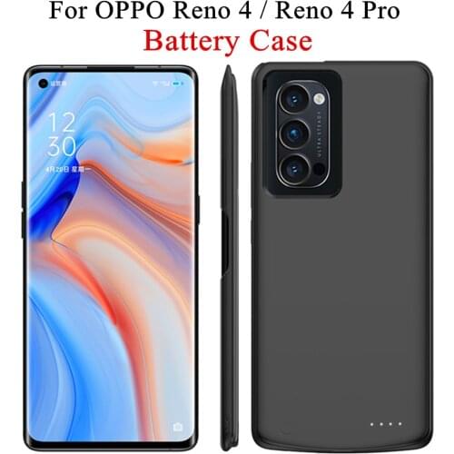 ZKFYS Powerbank Case For OPPO Reno 4 Pro Battery Charger Cases 6800mAh External Battery Power Bank Charging Case For OPPO Reno 4