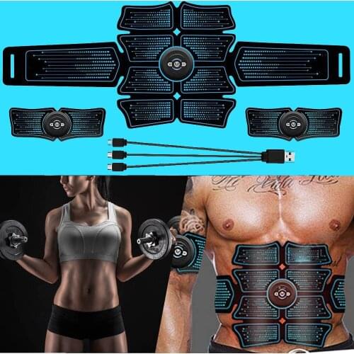 Home Gym Electro Muscle Stimulation Abdominal Stimulator Electroestimulador Muscular Abs Hip Trainer Body Sport Fitness Massage