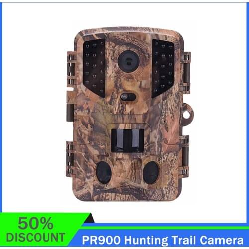 In Stock PR900 20MP 1080P Trail Camera Wireless Hunting Cameras Photo Traps Night Vision Wildlife Surveillance Wild Tracking Cam
