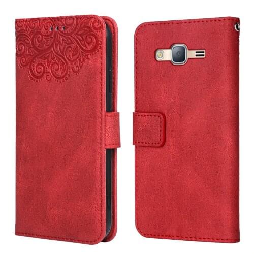 For Samsung Galaxy Grand Prime Flower Embossing Case G530 G531H SM-G530H Wallet Flip Leather Case for Samsung Grand Prime Cover